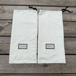 Bundle Of 2 Gucci Shoe Storage Dust Bags